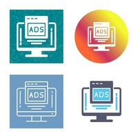Digital Advertising Vector Icon