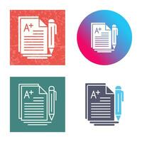 A Grade Vector Icon