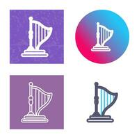 Harp Vector Icon