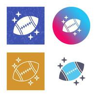 icono de vector de rugby