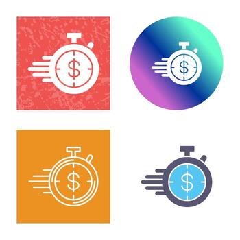 icono de vector de temporizador