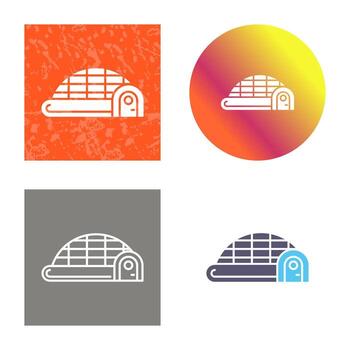 icono de vector de iglú