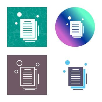 icono de vector de documento