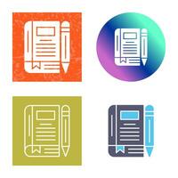 Diary Vector Icon