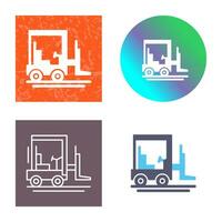 Forklift Vector Icon