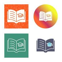 Open Book Vector Icon