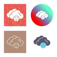 Cloudy Vector Icon