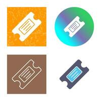 Ticket Vector Icon