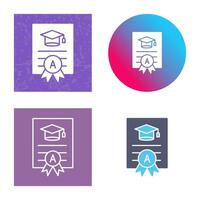 Report Card Vector Icon