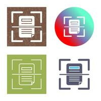 Scan Vector Icon