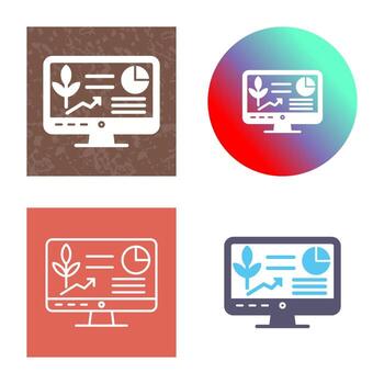 icono de vector de computadora