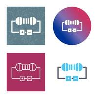 Resistor Vector Icon