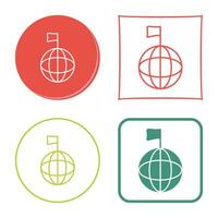 Unique Global Signals Vector Icon