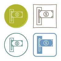 Slot of Bills Vector Icon