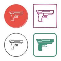 icono de vector de pistola