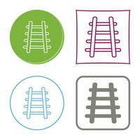 Train Tracks Vector Icon