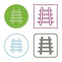 Train Tracks Vector Icon