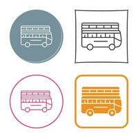 Double Bus Vector Icon