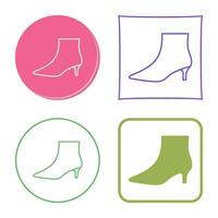 Boots with Heels Vector Icon