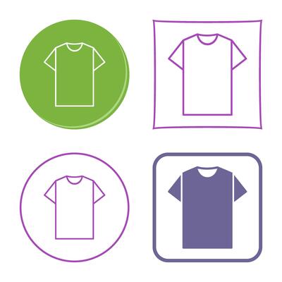 Plain T Shirt Vector Icon