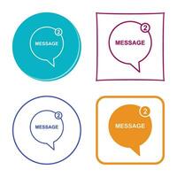 Message Bubbles Vector Icon