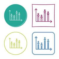 Candidate Graph Vector Icon