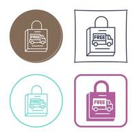 Free Home Delivery Vector Icon