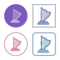 Harp Vector Icon