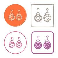 Earrings Vector Icon