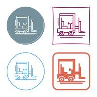 Forklift Vector Icon