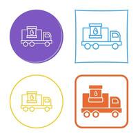 Fuel Truck Vector Icon