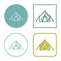 Tent Vector Icon