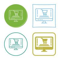 Online Shopping Vector Icon