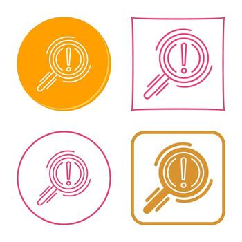 icono de vector de problema