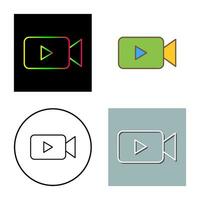 Unique Video Vector Icon