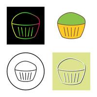 Chocolate Muffin Vector Icon