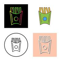 Unique French Fries Vector Icon