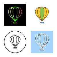 Hot Air Balloon Vector Icon