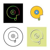 Music CD Vector Icon