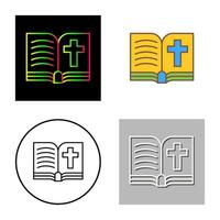 icono de vector de biblia