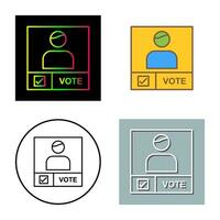 Candidate Banner Vector Icon