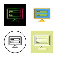 icono de vector de datos corruptos