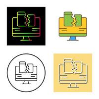 Data Loss Vector Icon