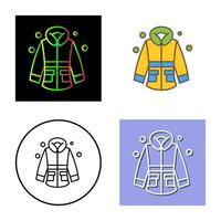 Winter Jacket Vector Icon