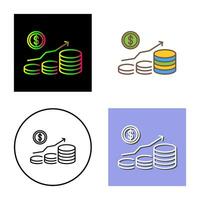 Money Growth Vector Icon