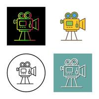 Movie camera Vector Icon