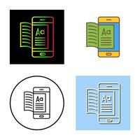 Ebook Vector Icon