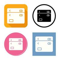 Unique Multiple Cards Vector Icon