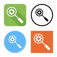 Unique Search Engine Optimizati Vector Icon