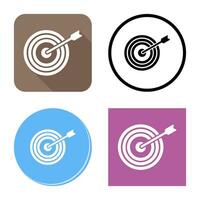 Unique Dartboard Vector Icon